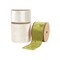 LaRibbons 4" - 2 1/2" Reversible Velvet/Lurex Wired Ribbon | 10 Yard Roll
